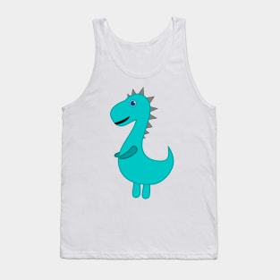 dinosaur t rex for kids funny design animal draw costume Tank Top